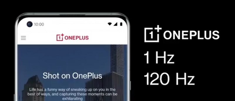 OnePlus 9T trang bị màn hình LTPO OLED