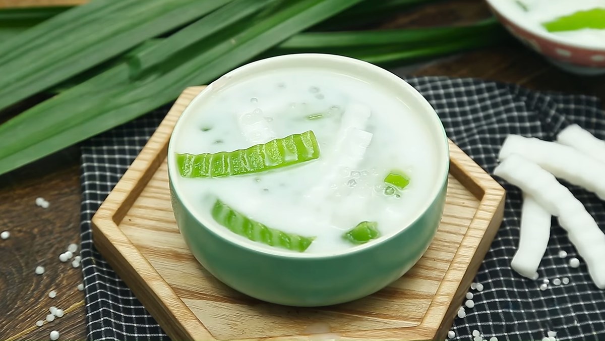 Chè dừa non lá dứa