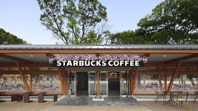 Khám phá kiến trúc Starbucks ở các địa điểm du lịch Nhật Bản